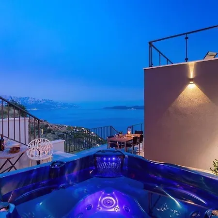 Mia Mit Privatem Pool, Whirlpool, Fitnessraum, Sauna, Meerblick Lokva Rogoznica